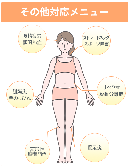 その他対応メニュー